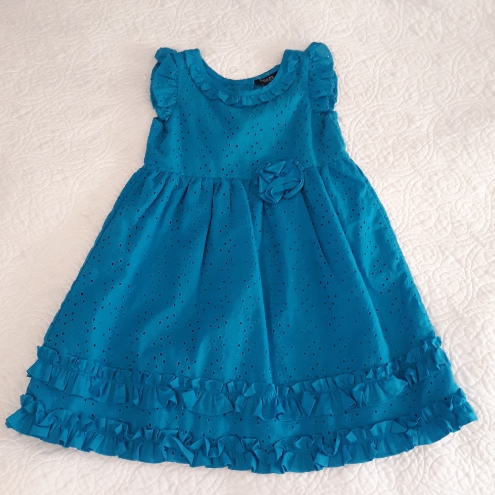 4/4t Chaps eyelet dress